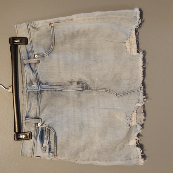 Wild Fable Distressed Denim Skirt - Picture 1 of 4